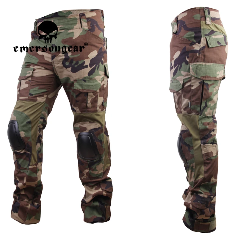 Imagem -03 - Emersongear Tático g2 Ternos de Combate com Joelheira Conjunto Uniforme Treinamento Camisas Calças Topos Caça Caminhadas Esporte ao ar Livre wl