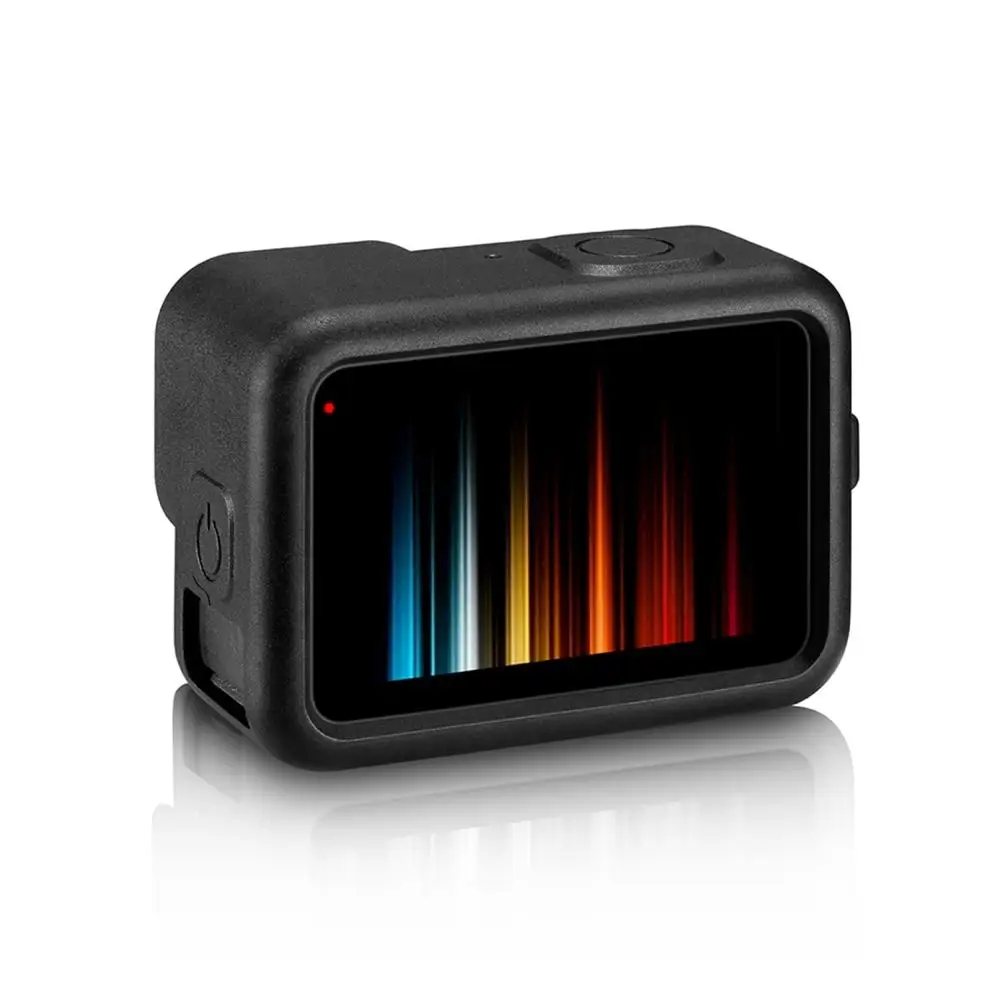 Набор аксессуаров PULUZ для экшн-камеры GoPro Hero11 10 9, Черный силиконовый чехол для корпуса, крышка объектива, боковая крышка аккумулятора для GoPro