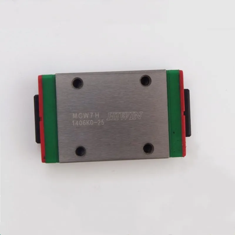 1PC Hiwin linear guide MGW7 100 150 200 250 300 330 350 400 450 500 550 mm MGWR7C rail + 1PC MGW7C or MGW7H block carriage