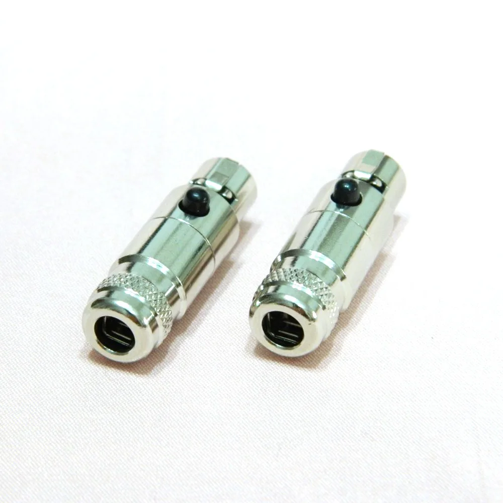 Conector xlr fêmea de 4 pinos, alta fidelidade, 1 peça, adaptador para soquete de áudio, fone de ouvido lcd234