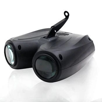 RGBW 패턴 비행선 무대 효과 조명 프로젝터, 디스코 홈 크리스마스 음악 파티용 자동 사운드 제어 DJ 조명, 64 LED, 128LED, 20W