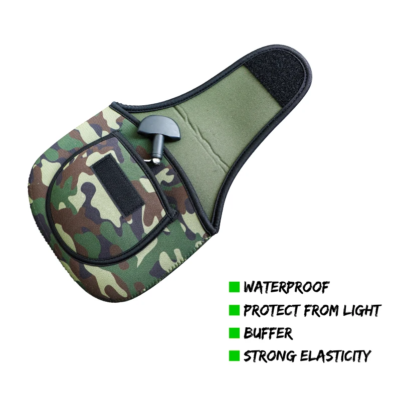 Waterproof Fishing Reel Bag Camo Spinning Wheel Bag protective case 1000 3000 8000 Spinning Fishing Reels Gear Bag Sea Tackle