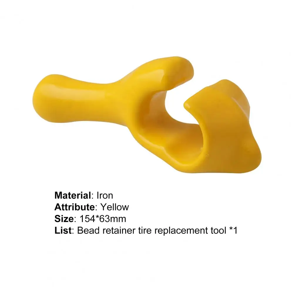 ¡50% Dropshipping! !Conscador de neumáticos Bead Keeper, herramienta de reparación de cambiador de neumáticos resistente amarillo de hierro