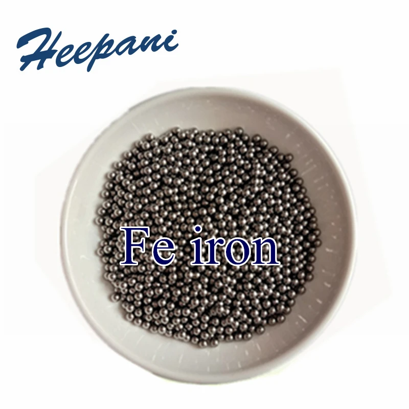 

99.9% purity Fe iron ball 100g - 1000g do scientific research Fe beads granules AR grade iron round pellet