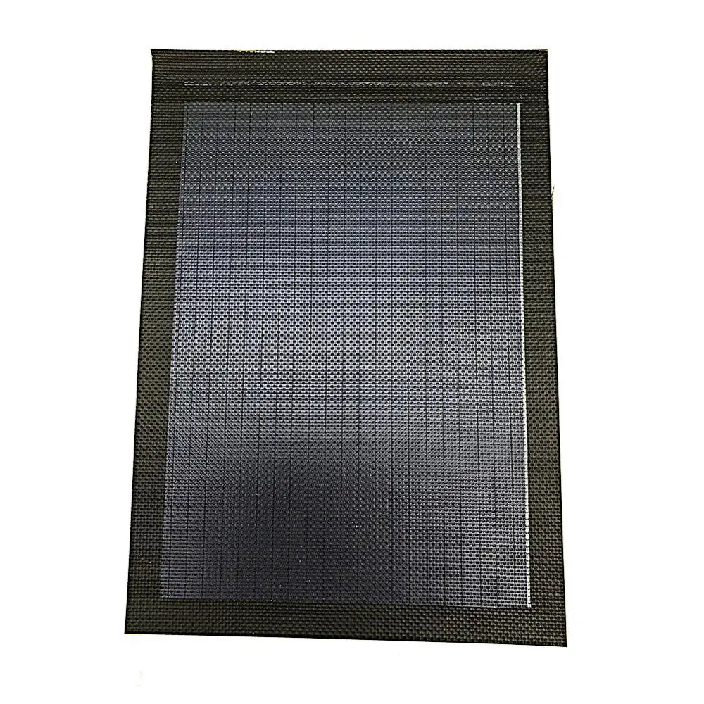 thin film solar panel photovoltaic cell small flexible cargador solar charger amorphous ETFE 1.5W 1.5V 200MA