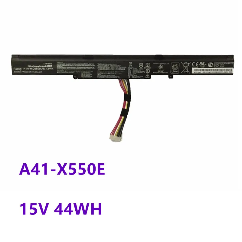 A41-X550E Laptop Battery for ASUS K550D K550DP D451V X550DP X550D F550D R752LJ R752LD R752LB R752M R752L R751J P750L 15V 44WH