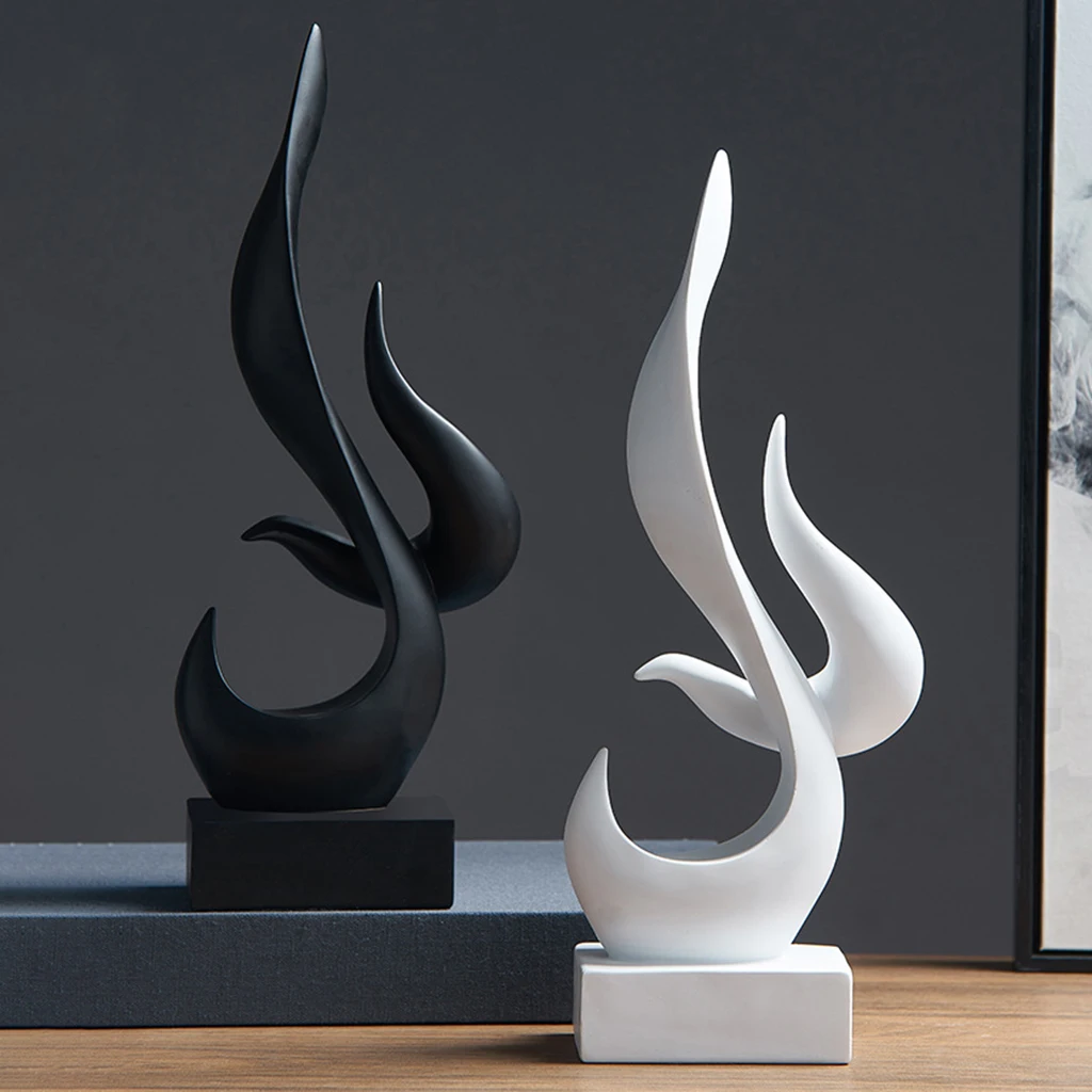 

Abstract Sculpture Creative Figurine Living Room TV Shelf Modern Statues Abstract Figurine Statue for Home Decor Office Ornament