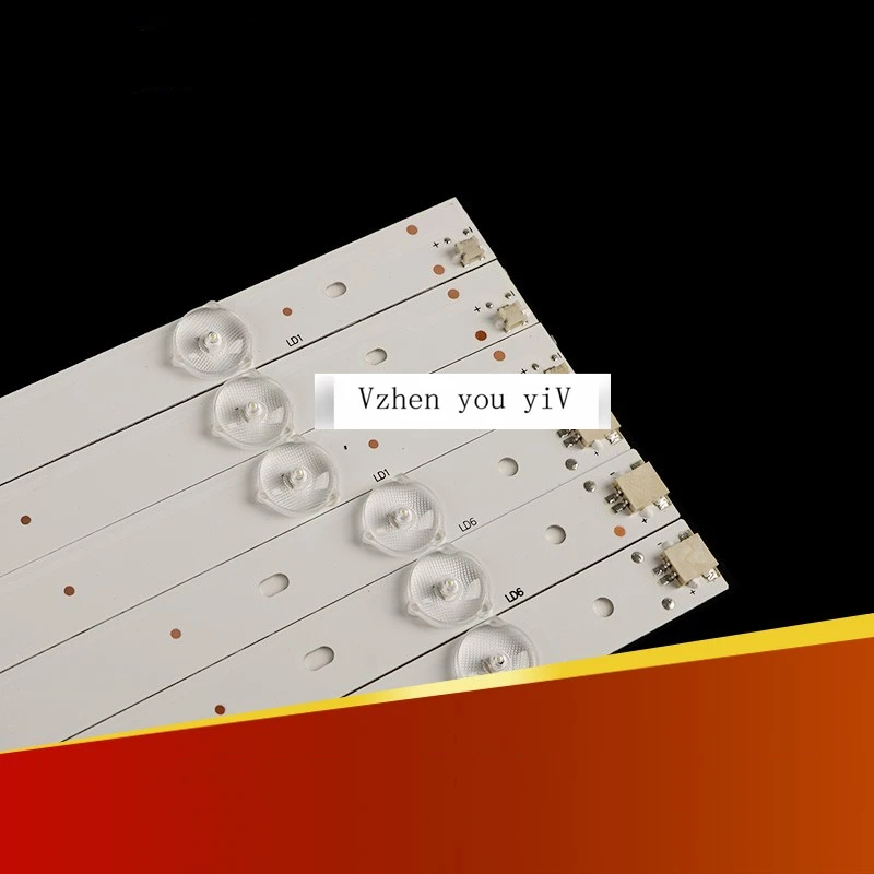 10 Stks/set 5Pcs R & 5Pcs L Strip Voor Changhong 48Inch LED48C2000i LED48C2080i Hi Kwaliteit Aluminium Back CHGD48LB01