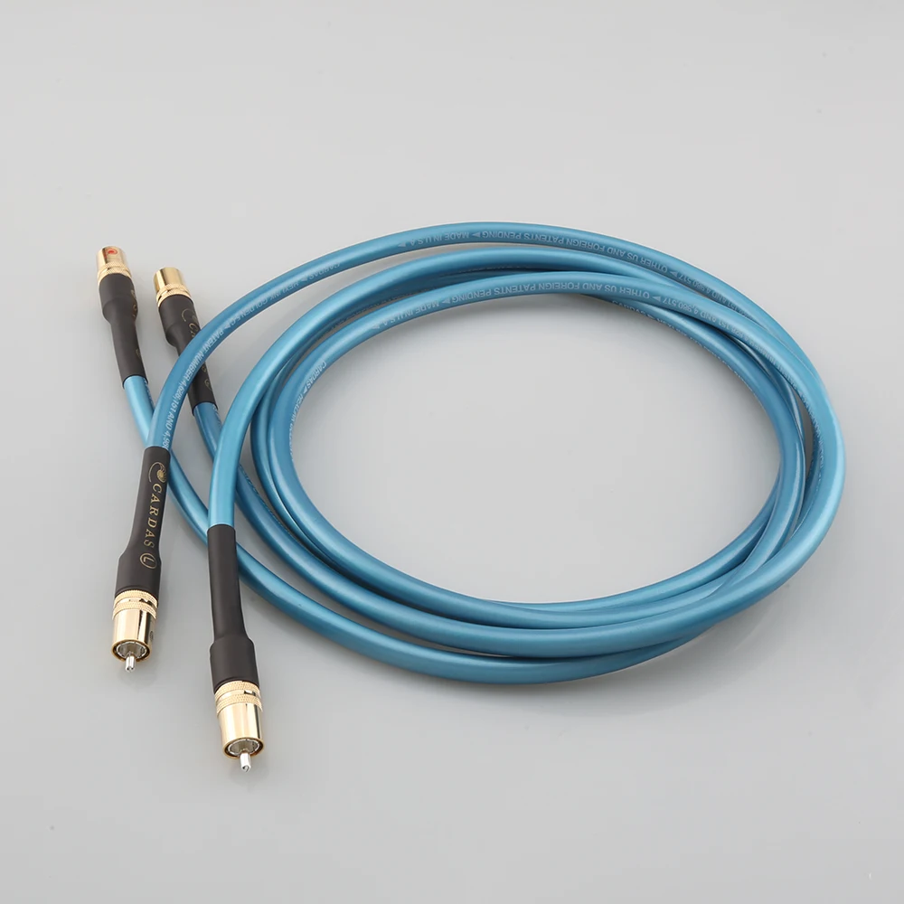 Cardas 무산소 구리 은도금 차폐 하이파이 오디오 앰프, 캐논 신호 케이블, Rca Lotus to Xlr 캐논 오디오 케이블