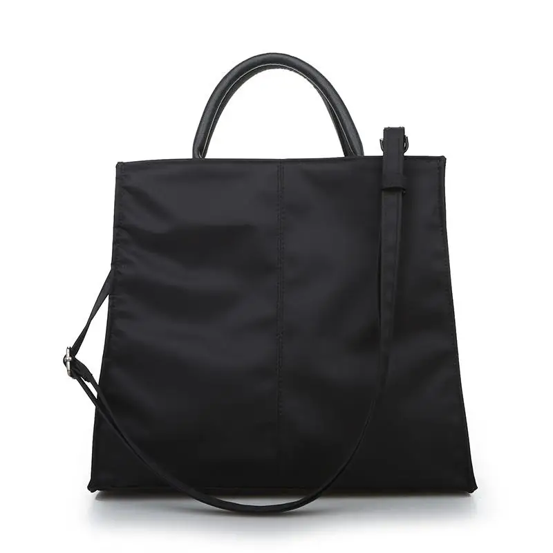 2024 Simple Nylon Business Briefcase Female Ol Lightweight Waterproof Handbag Student Shoulder Slung Briefcase