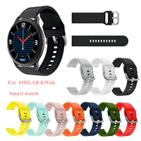 Sports Silicone Strap For Imilab KW66 Smart Watch Band Women Men Bracelet Quick Release Belts For Xiaomi Imilab W12 W11 Correa