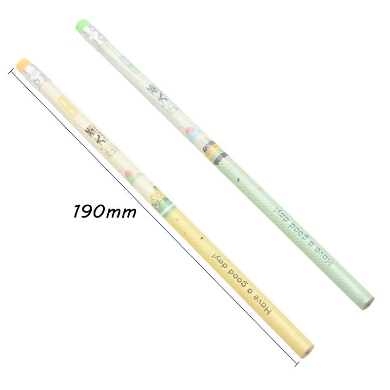 8 pz/set Cute Kawaii Cartoon Pencil HB Sketch Items disegno cancelleria studente scuola forniture per ufficio per regalo per bambini