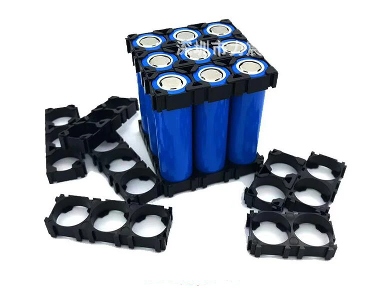 2000pcs/lot 21700 1*2 1*3 Battery Holder Bracket Cell Safety Anti Vibration Plastic Brackets For 2x 3x 21700 Lithium Batteries