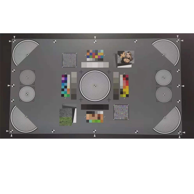 TE42-v2-Q 1200X675X0.25mm 16:9 Test Chart Multi-purpose Test Chart for High-speed Camera Testing Can Be Customized