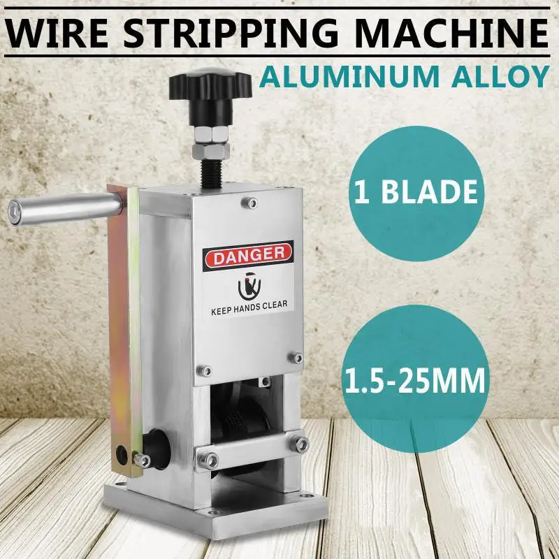 1.5-25MM Portable Automatic Wire Stripping Machine Hand-Operated Wire Stripping Machine To Remove Copper Wire Stripping Machine