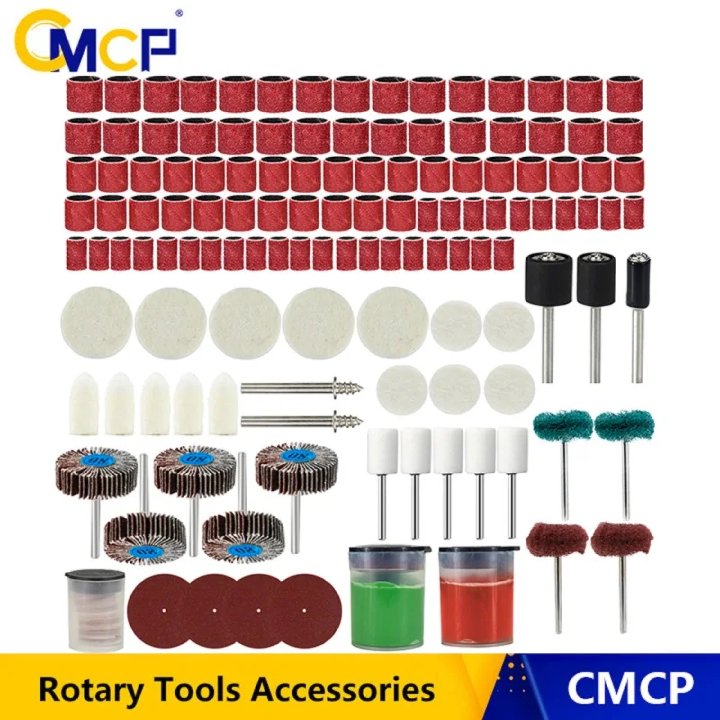 CMCP Abrasive Tools For Sanding Polishing Grinding Engraving Rotary Tool Accessory for Dremel Bit