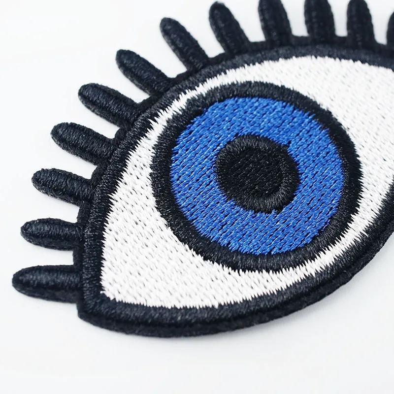 Eye (Size:7.9x5.8cm) Cloth Badges Mend Decorate Patch Jeans Bag Hat Clothes Apparel Sewing Decoration Applique Badge Patches