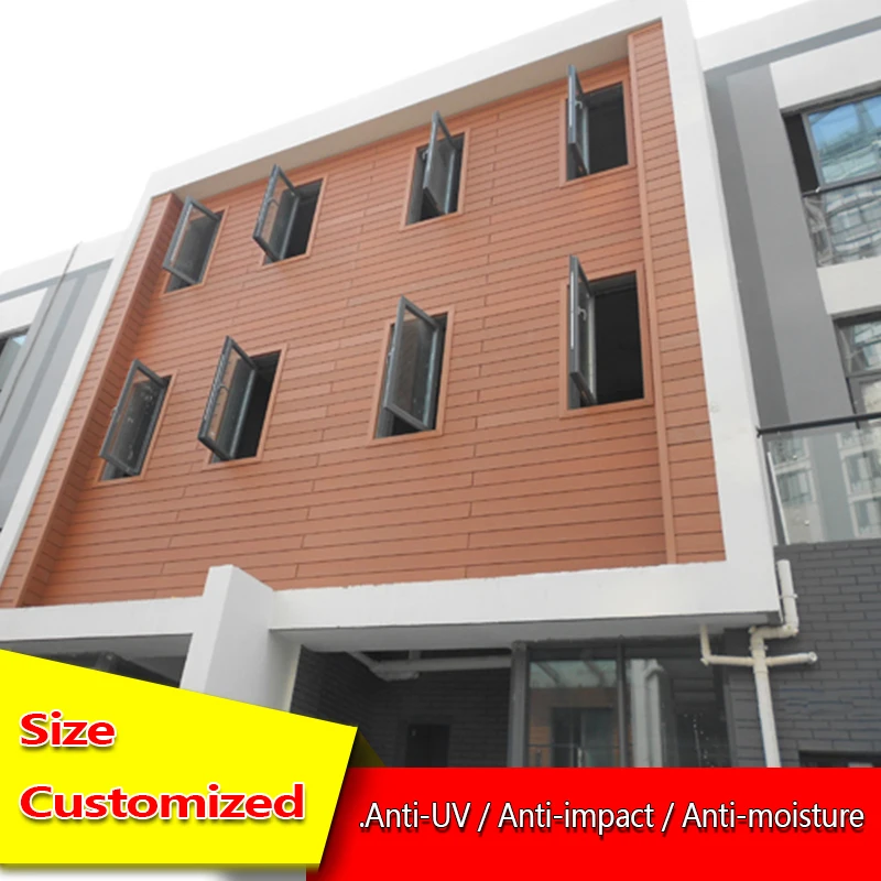 Factory Prices Outdoor Durable Wood Plastic Composite Panel WPC Wall Cladding