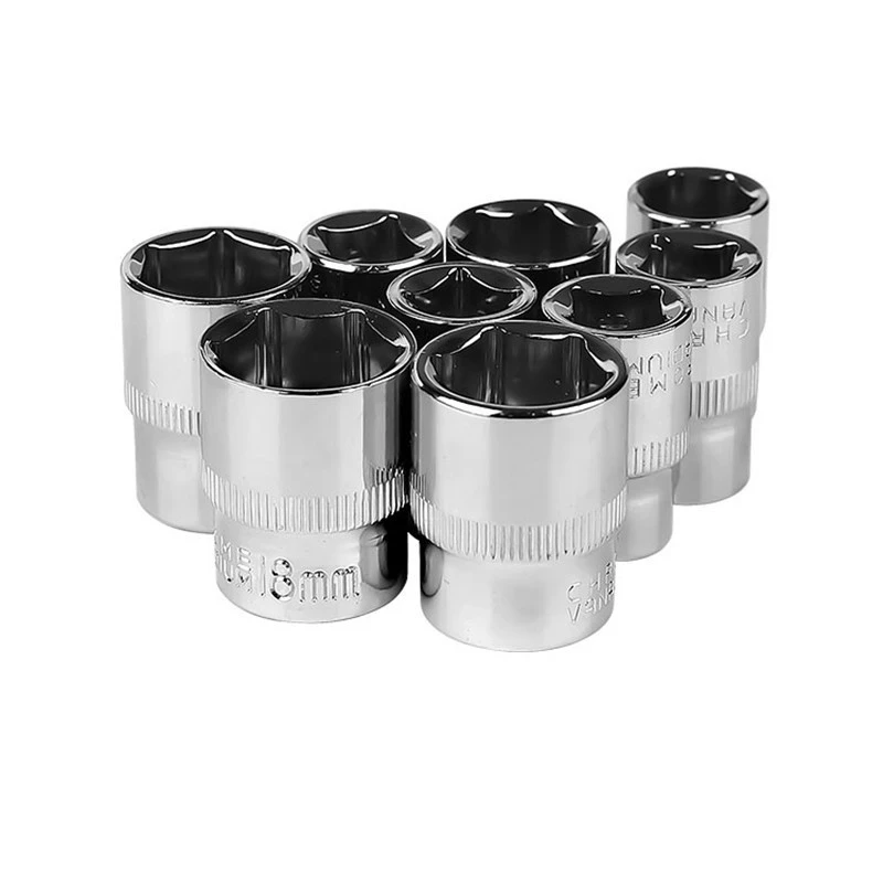 Chave de soquete dupla endmão 1/2, ferramenta de reparo automático, remoção de caixa, carrinho de ferramenta padrão 4-14mm, chave de catraca