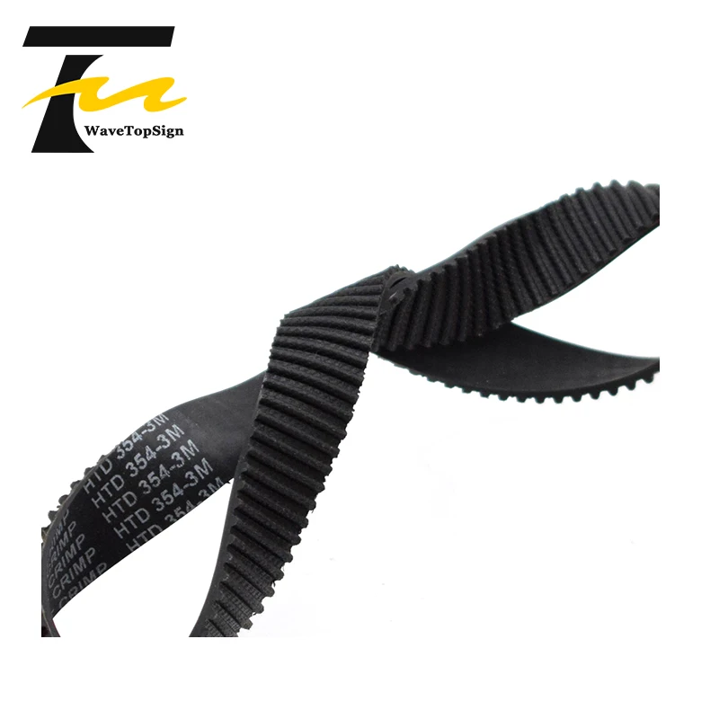 HTD 3M sabuk transmisi waktu Loop tertutup sabuk lingkar 225 228 255 267 300 324 330mm lebar disesuaikan 8 9 10 15 17mm