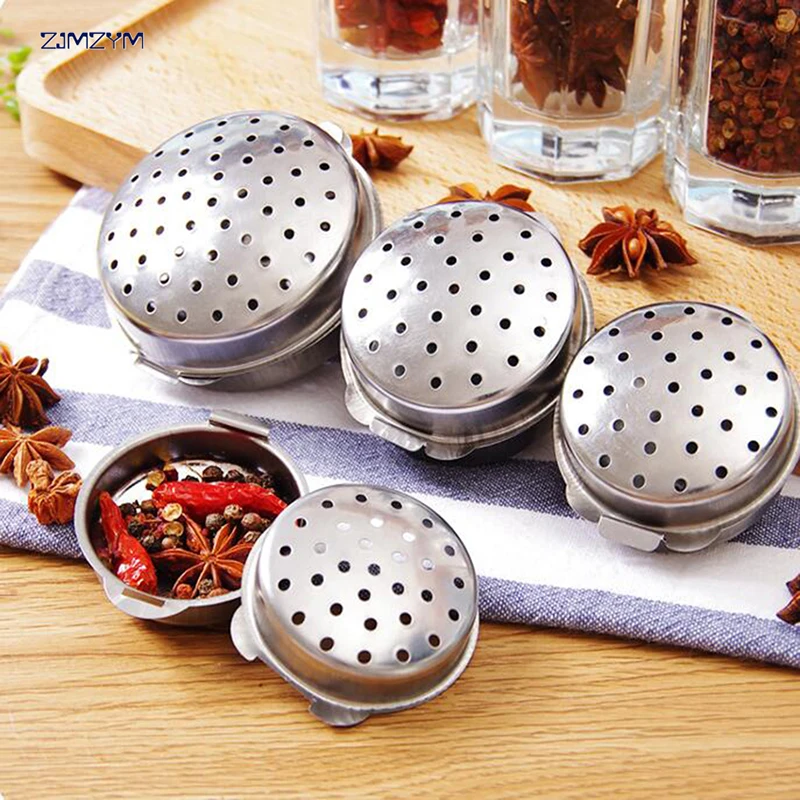 1PC Stainless Steel Tea Infuser Sphere Locking Spice Tea Ball Strainer Mesh Infuser Tea Filter Strainers Kitchen Accessories