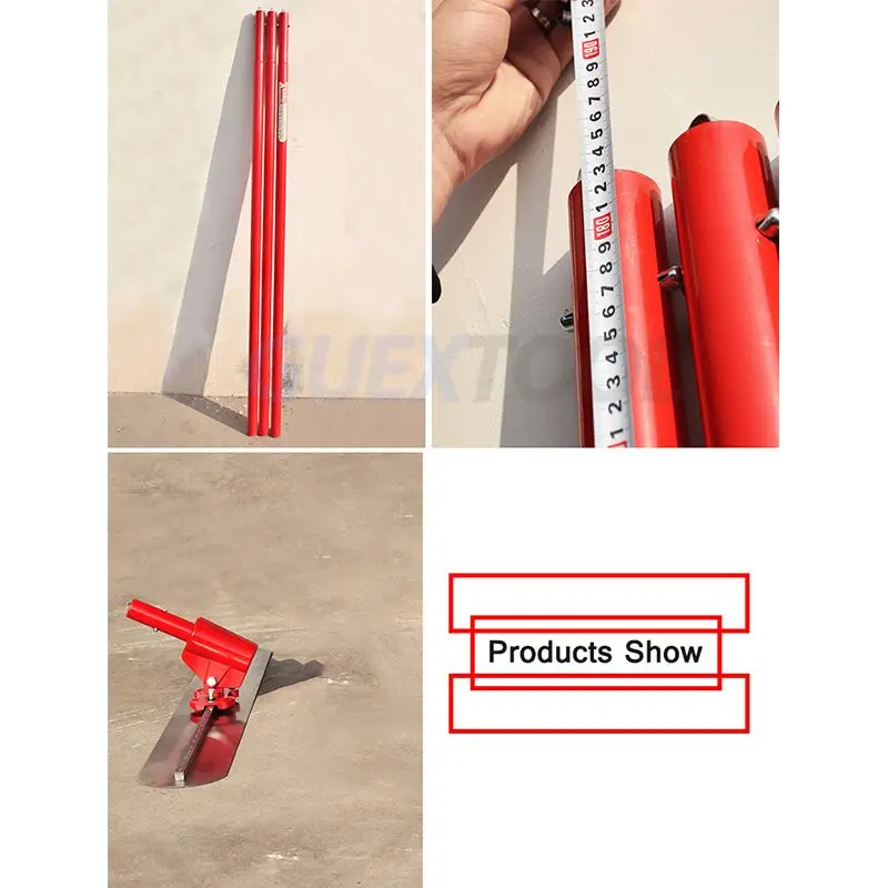 Concrete Leveling Machine Lengthened Manual Push-Pull Leveling Cement Road Leveling Machine Manganese Steel Trowel