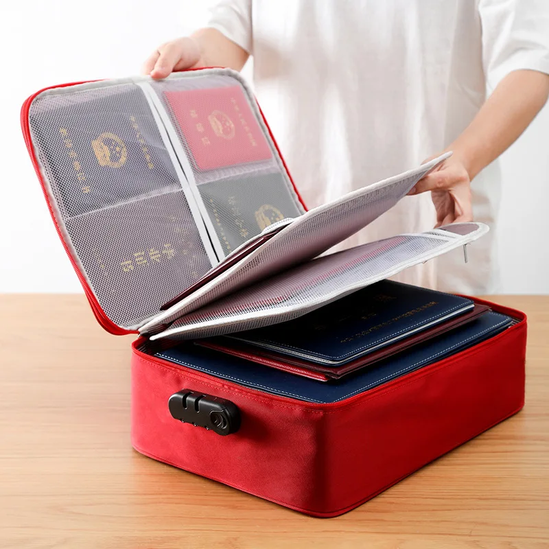 

Document Storage Bag Organizer Files Folder Ticket Credit Card Certificates Handbag Home Office Organizer Accessories Supplies