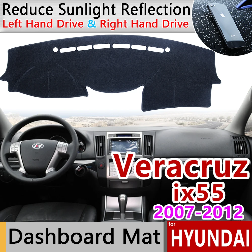 for Hyundai Veracruz Ix55 2007 2008 2009 2010 2011 2012 Anti-Slip Mat Dashboard Cover Pad Sunshade Dashmat Car Accessories Rug