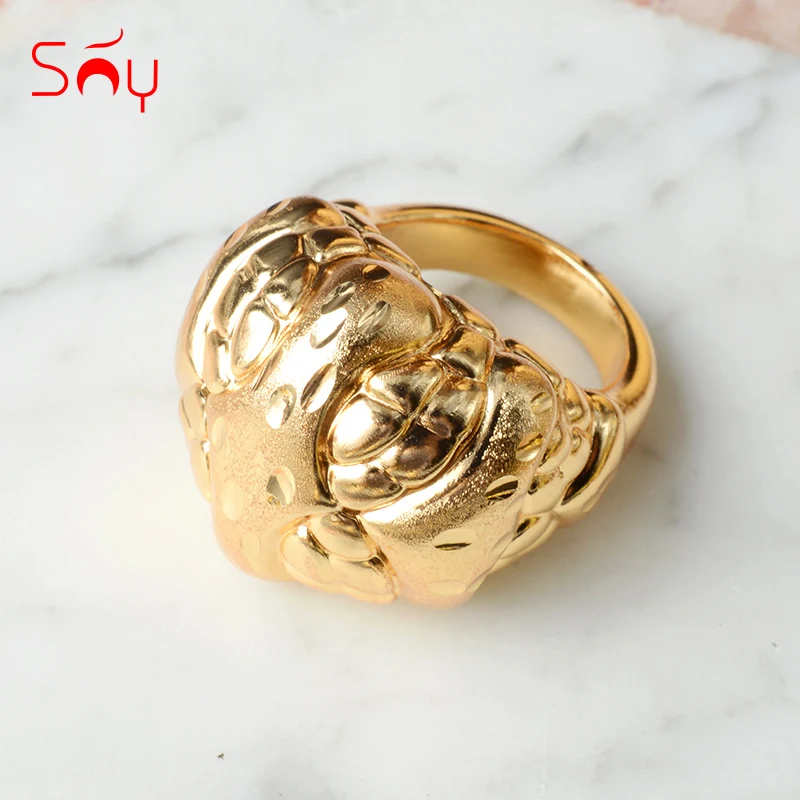 Sunny Jewelry Big Ring 2021 New Design High Quality Copper Rings Jewelry For Women Bridal Ring For Party Flower Trend Ring Gift