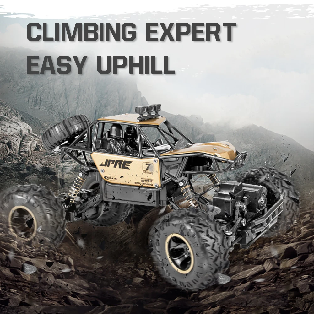 CONUSEA RC Cars 1: 16 Scale Buggy Off-Road Rock Crawler Truck All Terrain Climbing Remote Control Car RC Racing Car Toy for Boys