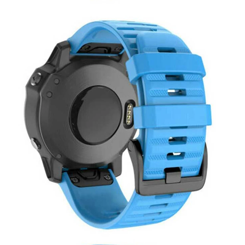 22 26mm Quick Release EasyFit strap for Garmin Fenix 6X 6 Pro Forerunner 945 Silicone Strap for Garmin Fenix 5X 5 5X Plus Band