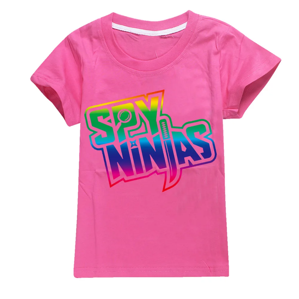 

New Summer SPY NINJA Printed Children T Shirt Fashion Kids T-shirt Toddler Boys Girls Short Sleeves Anime Tshirt O-neck Tops