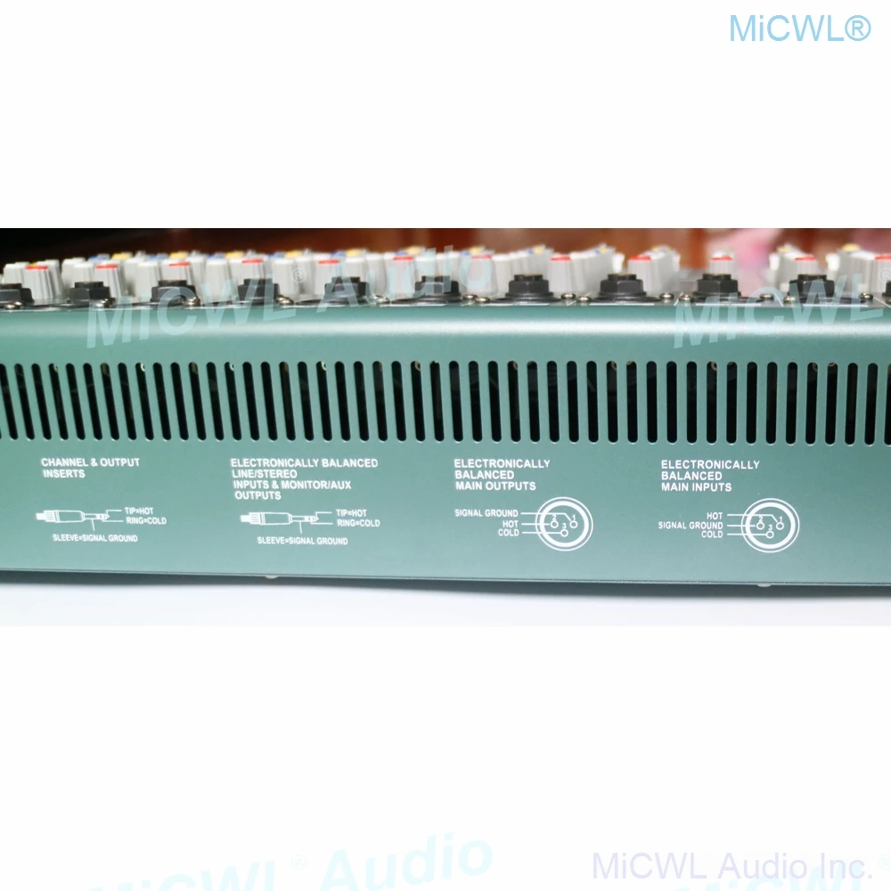 MiCWL-16 채널 오디오 믹서 레코드 믹싱 콘솔, USB, DSP 효과, 전문 USB, 48V 스테레오, EQ
