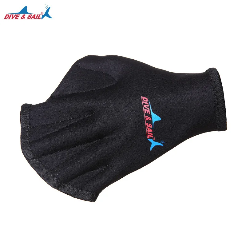 1 Pair Men Women 2MM Neoprene Diving Gloves Snorkeling Dive Swimming Paddles Palm Webbed  Scratch-resistant Hand Guard Equipment