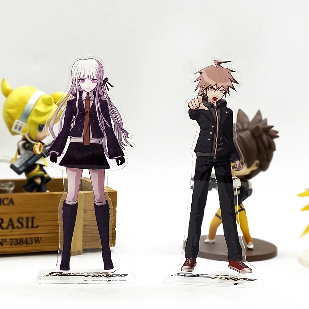 Danganronpa 1 Naegi Makoto Kirigiri Kyouko  acrylic standee figurines desk decoration cake topper