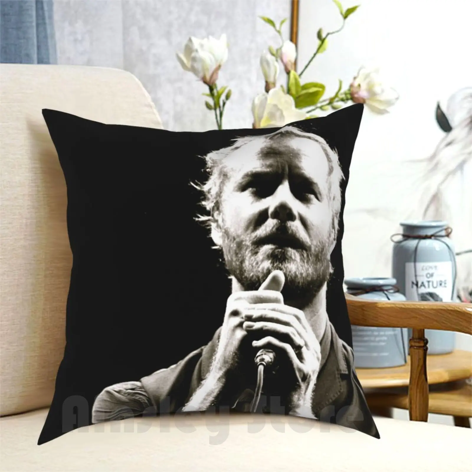 The National-Matt Berninger Pillow Case Printed Home Soft DIY Pillow cover Band Fake Empire Matt Berninger The National