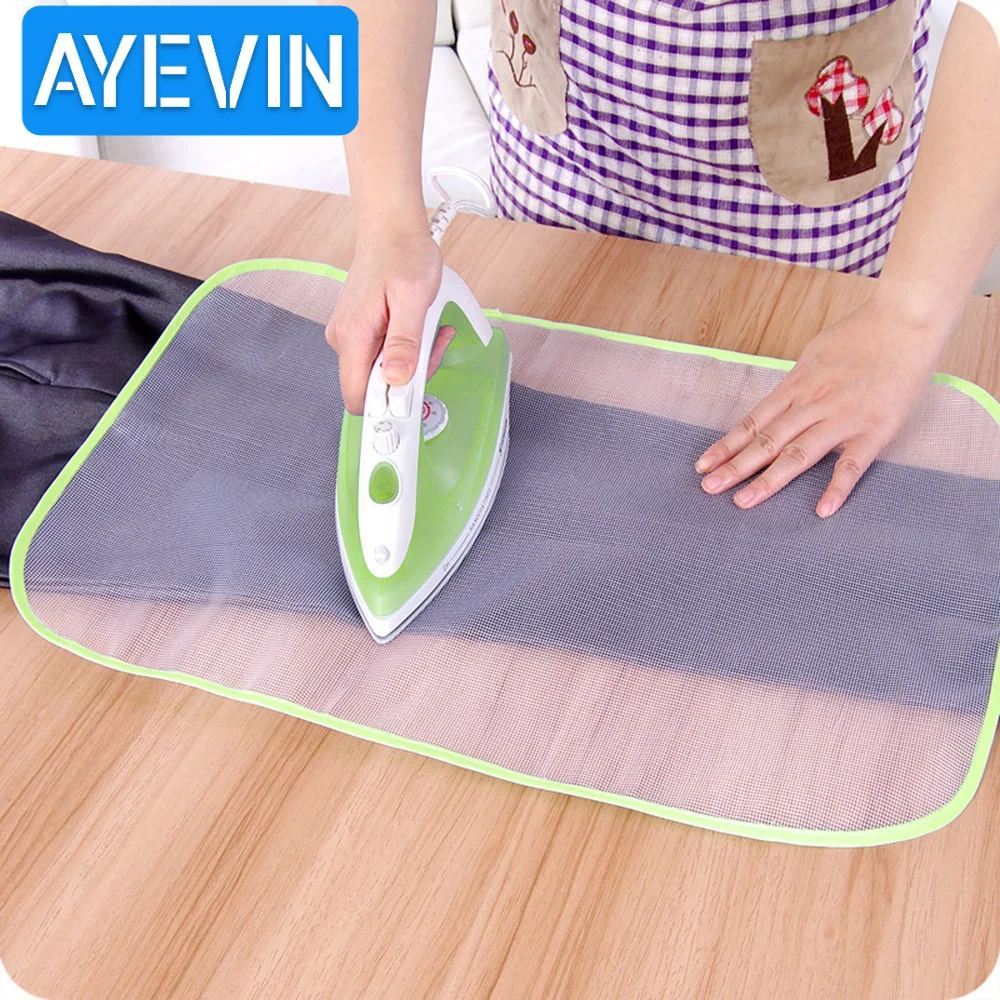 1pc Protective Insulation Ironing Board Cover Random Colors Against Pressing Pad Ironing Cloth Guard Protective Press Mesh