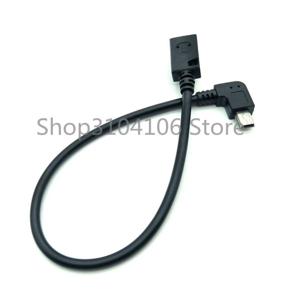 90 Graden 4 Hoek Mini Usb Vrouwelijke Naar Mini B 5 Pin Male Kabel Adapter