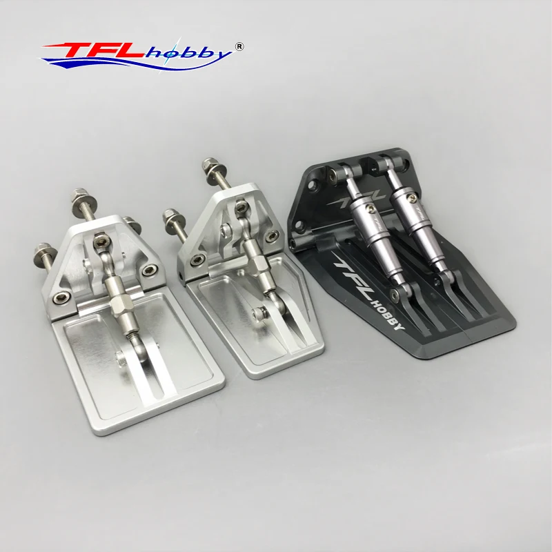 TFL Hobby Aluminum Adjustable Trim Tabs for RC Gas Boat