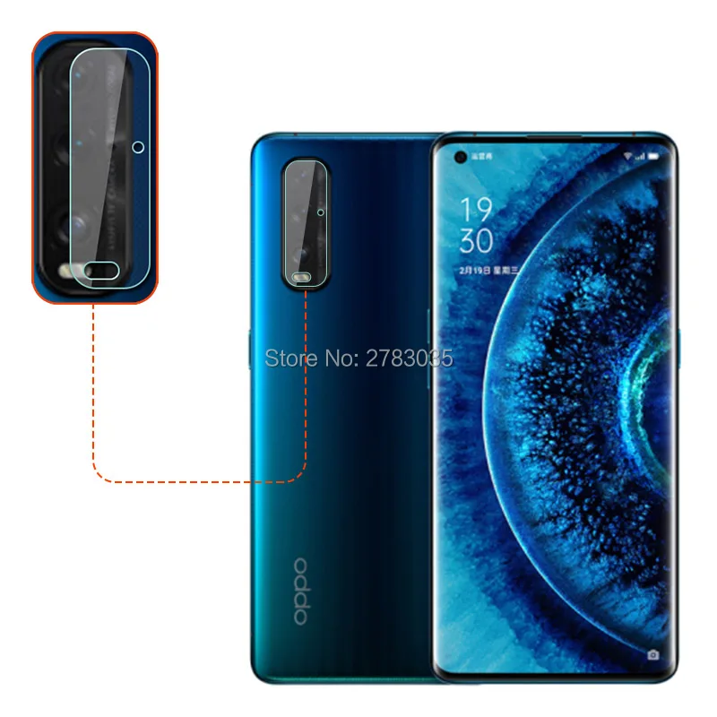 For OPPO Find X2 Pro / X2 5G Clear Ultra Slim Back Camera Lens Protector Rear Camera Lens Cover Tempered Glass Protection Film