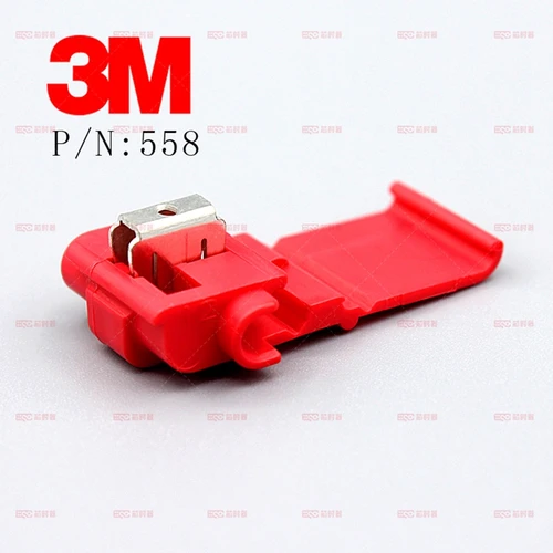 Imagen 2 del producto 1000 unids/lote Original 3M 558 conector de grifo autorroscante abrazadera aislada nueva hebilla de cableado de abrazadera de cableado rápido Original de EE. UU.