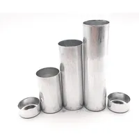 50 Uds nuevo cartucho de aluminio de laboratorio Dental con labio para uso de dentadura acrílica Flexible Dental-5 longitudes