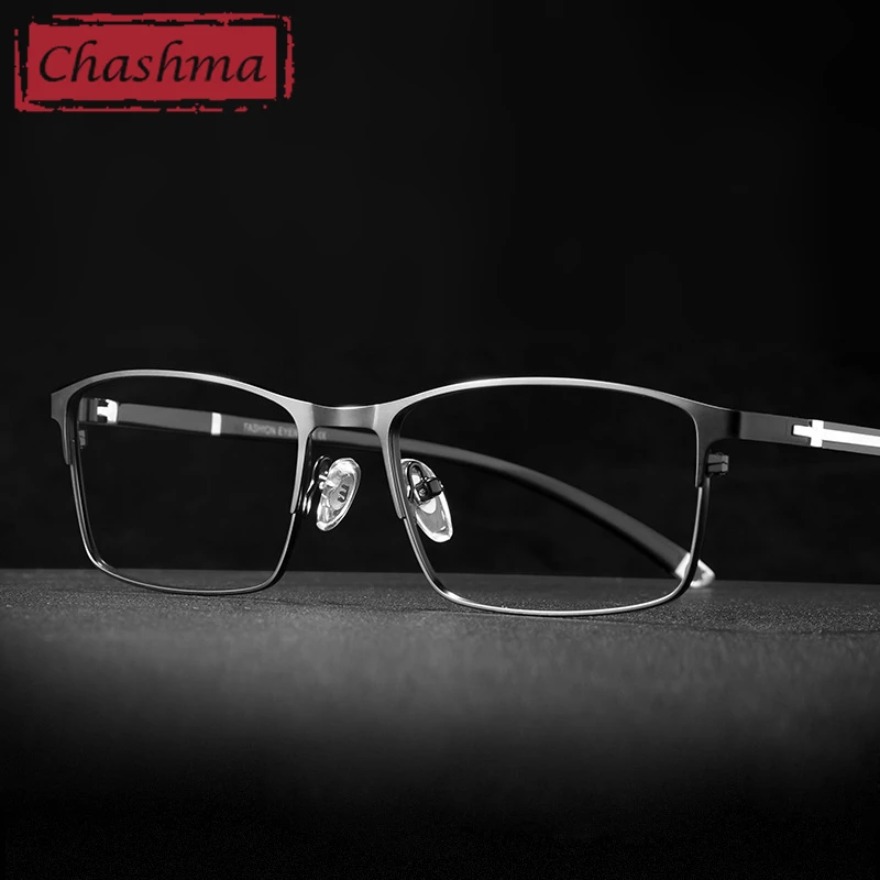 Chashma Progressive Prescription Glasses Square Eyeglasses Spectacle Frames Men Optical Eyewear Fashion Glasses for Gafas Hombre