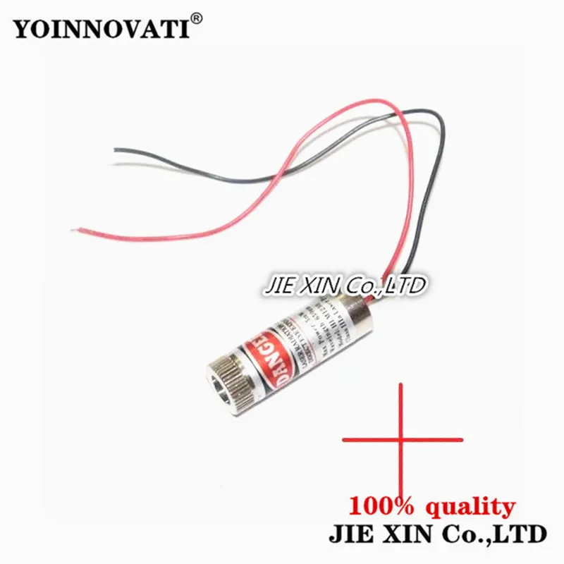 Cross Red Line Laser Module 5mW 650nm Focus Adjustable Laser Head 5V Industrial Grade high quality