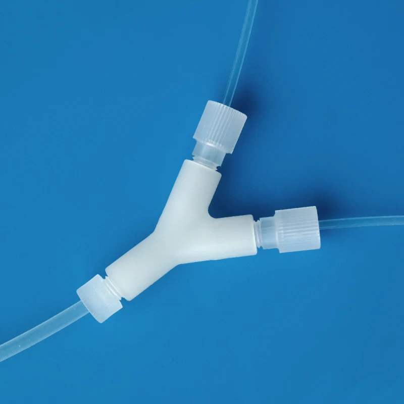 Imagem -02 - Rosca Fêmea de Plástico de Três Vias 428unf pp Ptfe Melhor Usinagem Fornecimento de Fábrica Barato