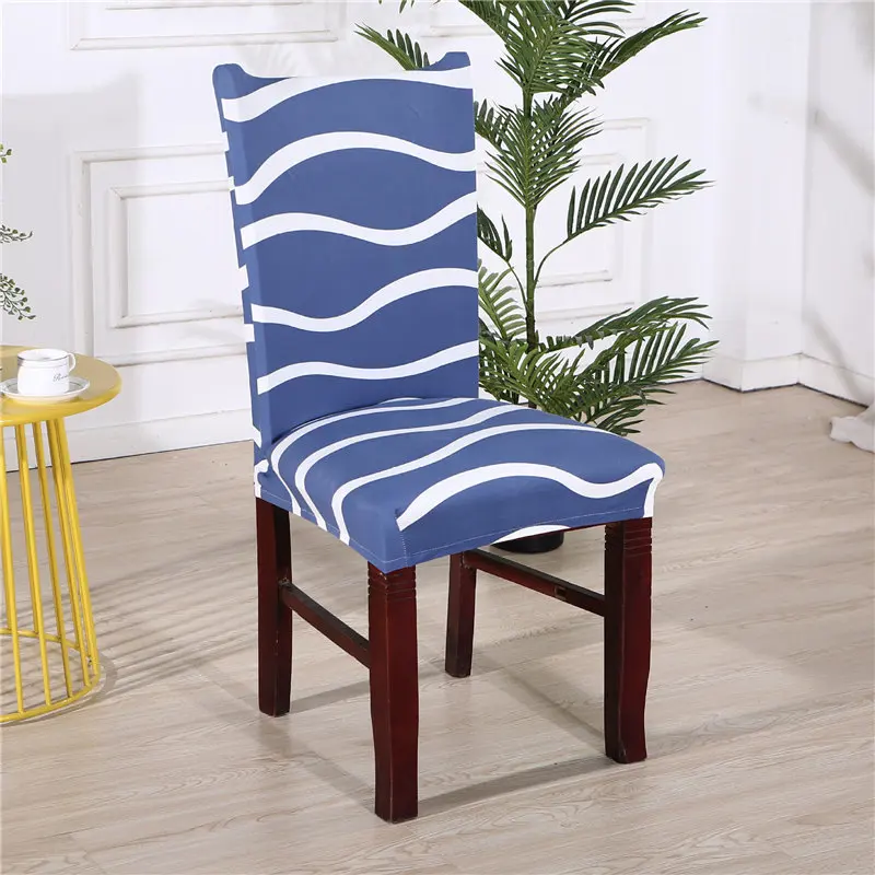 

Removable Spandex Stretch Elastic Chair Back Seat Covers Dining Room Wedding Banquet Chair Covers Washable Chair Case Slipcovers