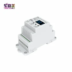 TR1 Led RF Push Triac Dimmer 220V AC Dimmer Hochspannung Eingang Hinterkante Dimmen Din-schiene Triac Dimmer 100-240VAC Ausgang