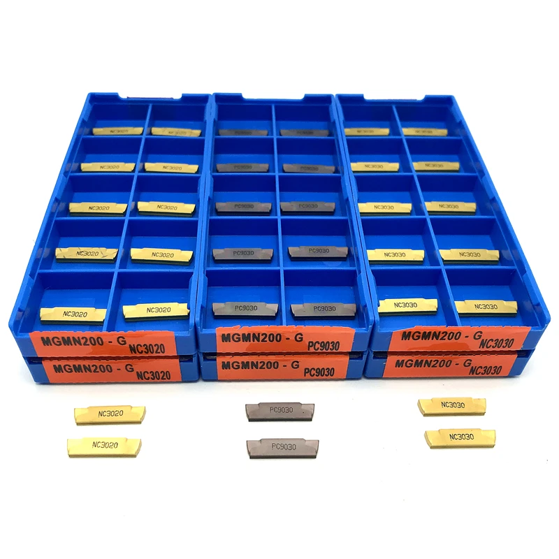 Grooving Carbide Insert Torno Turning Tool Partição e Grooving Tool Mgmn200-g Pc9030 Mgmn200-g Nc3020 Mgmn200-g Nc3030