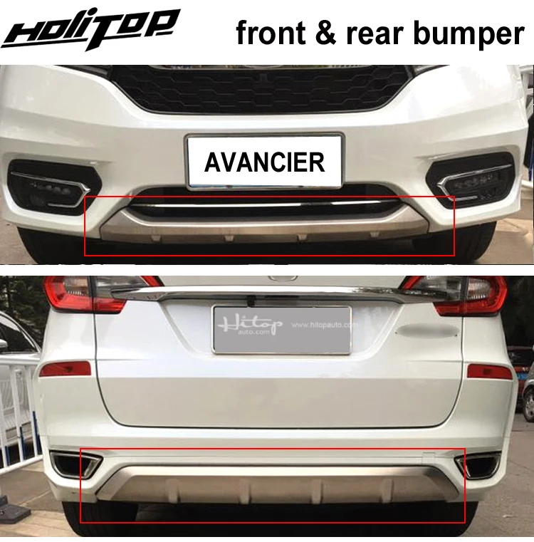 

New arrival for honda AVANCIER front rear bumper cover guard/trunk sill.2016-2020.304 stainless steel.free shipping to Asia.