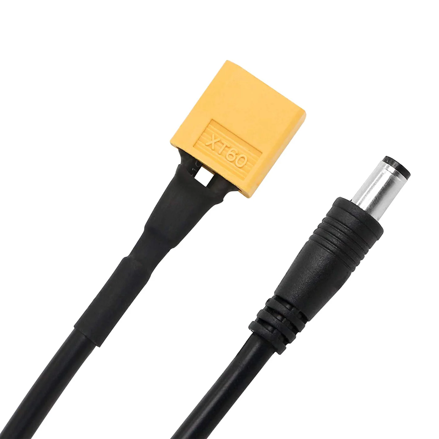 1 قطعة XT60 ذكر موصل رصاصة إلى ذكر تيار مستمر 5.5 مللي متر × 2.5 مللي متر محول شحن الطاقة كابل ل TS100 لحام الحديد بدون طيار نظارات